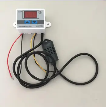 W3005 220V og 12V 24V Digital Luftfugtighed Controller instrument, Fugtighed kontrol Skifte hygrostaten Hygrometer SHT20 Luftfugtighed sensor