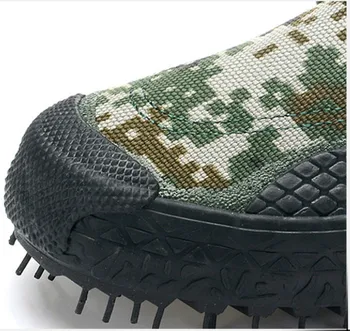 Offentlig mænd s Taktisk Træning Desert Camouflage Vandring Rejse Støvler Efterår Forår Ankel mandlige Lærred højde Arbejder boot sko