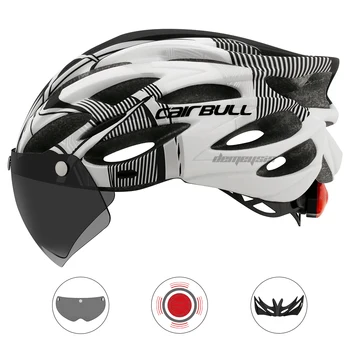 Cairbull Ultralet Cykling Hjelm med Aftagelig Visir Beskyttelsesbriller Cykel Ruller Ridning Hjelme Motorcykel Beskyttende Cykel Hjelm