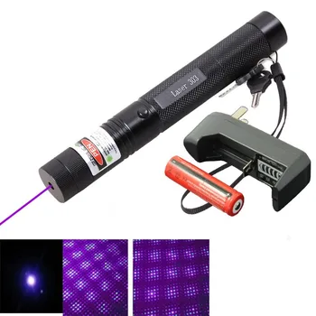 Kraftig Laser Pointer Pen Syn Laser 50MW High Power Grøn Blå Rød Jagt Laser Enhed Redskab til Overlevelse førstehjælp Stråle Lys