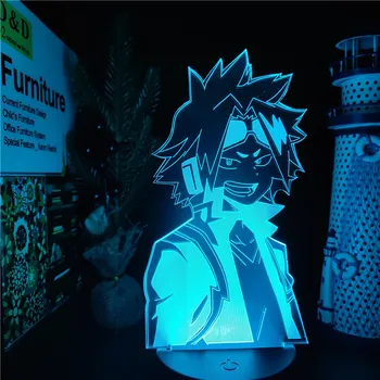Boku ikke Helt den Akademiske verden Animationsfilm i 3D Visuel Lampe DENKI KAMINARI LED Nightlight Børn Børn Soveværelse Decor Lys Manga Gave Nat Lampe
