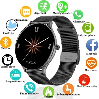 Smart Ur til Mænd puls, Blodtryk Overvågning Fashion Sport Fitness Tracker Kvinder Smartwatch til Android, IOS Skmei 2020
