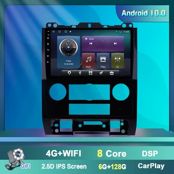 9 Tommer Android 9.0 Bilen Multimedia-Afspiller, DVD-GPS-Navigation, Stereo-Radio Til Ford Escape 2007-2012 hovedenhed Med 4G-Kamera