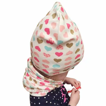 Nye Fashion Baby Hat Foråret Efteråret Bomuld Piger Drenge Hat, Halstørklæde Sæt Vinteren Børn Beanies Caps Børn Tørklæde Spædbarn Baby Hat Hætte