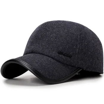 Efterår og vinter mænd og kvinder varm hat afslappet varm høreværn hat mode udendørs sport baseball cap