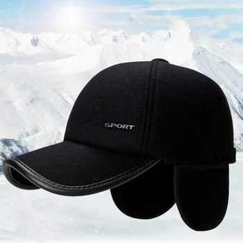 Efterår og vinter mænd og kvinder varm hat afslappet varm høreværn hat mode udendørs sport baseball cap
