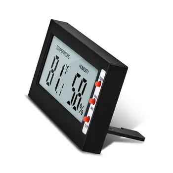 LCD-Digital Hygrothermograph Husstand Høj Præcision Elektronisk Termometer Hygrometer Temperatur Luftfugtighed-Måling