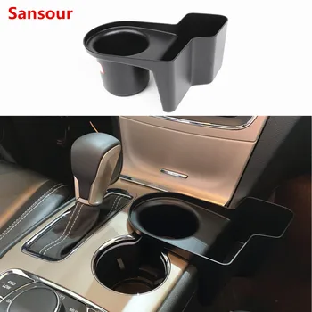 Sansour For Jeep Grand Cherokee 2011-2018 Bil Styling Indvendige Gear Skift Side Storage Box Holder Telefonen Dæksel