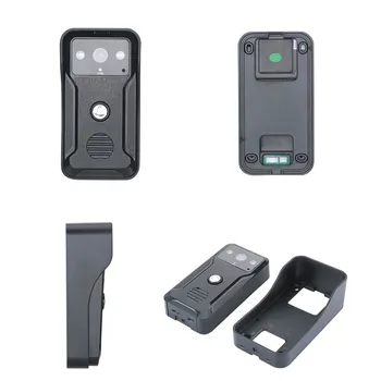 7inch RFID-Kort, Kabel Farve-LCD-Video Dør Telefon Intercom System 1000TVL Regntæt IR Kamera Låse Visuelle Intercom Dørklokken