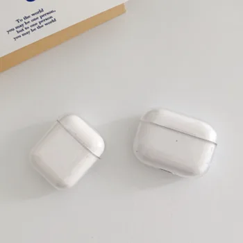 Gennemsigtig Trådløse Hovedtelefoner Opladning Cover Taske til Apple AirPods 1 2 Pro Tilfælde Svært PC ' en Bluetooth-Box Headset Klart, Beskyttende