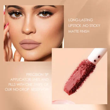 Focallure Lip Tint Kosmetiske Vandtæt Læift Pigment Nude Farver Sexet Lipgloss kit Mat Liquid Lipstick Skønhed Makeup