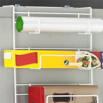 Køleskab Side vægbeslagene Køkken Storage Rack Multifunktion bogkasse THIN889 19059