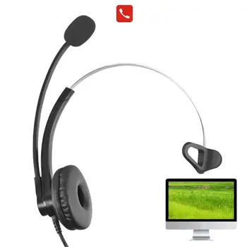 Telefon Headset Call Center Noise-Cancelling Trafik, Headset, USB-Port, Headset Til Computer, Bærbar PC
