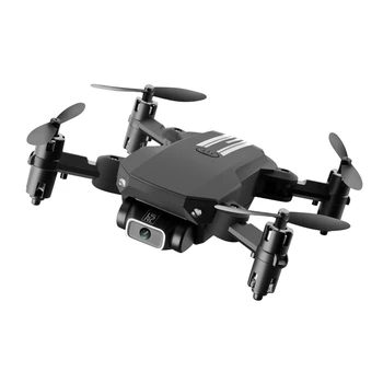 Quadcopter, Mini Drone 0.3 MP/5.0 MP/4K HD-Kamera-LED-Lys Kids Legetøj Sammenklappelig FPV WiFi LS-MIN Profissional 4K Droner Med Kameraer