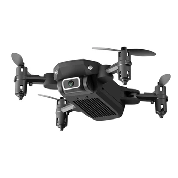 Quadcopter, Mini Drone 0.3 MP/5.0 MP/4K HD-Kamera-LED-Lys Kids Legetøj Sammenklappelig FPV WiFi LS-MIN Profissional 4K Droner Med Kameraer