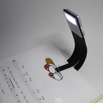 LED Læser Bogen Lys Med Aftagelig Fleksibel Klip USB-Opladning Lys for Kindle e-bog-Lysstyrke Justerbar læselampe