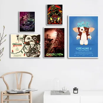 Gremlins-Film Figur Plakater Og Prints Væg Kunst, Lærred Maleri Til Udsmykning I Hjemmet Indretning