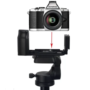 Alle Metal Sort Kamera Hånd Greb til Olympus OM-D E-M5 Mirrorless Digital Kamera