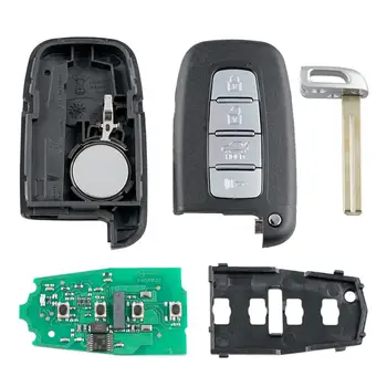 Bil Fjernbetjening Nøgle med Keyless-Key 433MHZ ID46 Chip for KIA K2 K5 Forte Sportage Rio for Hyundai Solaris Sonata IX35 I30 IX55