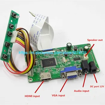 Gratis forsendelse kit til LP156WF4-SPB1 B156HAN01.1 B140HAN01.3 B156HTN03.5 HDMI + VGA-LCD-LED LVDS EDP-Controller Board-Driver