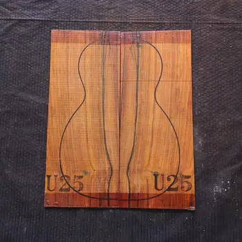Sydamerika importeret ukulele cocobollo massivt træ guitar bagside panel finer guitar med at gøre materialet tilbehør