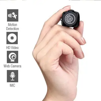 ALLOYSEED Y2000 Super Mini Video Kamera med 720P HD 1280*720 Nøglering DV DVR Videokamera Optager Web Cam For luftfotografering Kæledyr