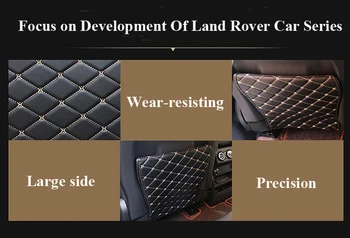 Brugerdefineret Speciel Bil Ryglænet Anti Kick Pad Seat Protector Dække Mat For Land Rover Discovery 5 2017 2018 2019 Anti Beskidt Mat