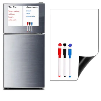 A5 Magnetisk Whiteboard til Køleskab Tør-slette Bord, Køleskab Magnet Tavle med 3 Magnetiske Penne til At Gøre Listen ugeplan