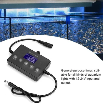 Smart LED Lys Akvarium Timer Controller Lysdæmper Modulator Fisk Tank Light Controller og Lysdæmper