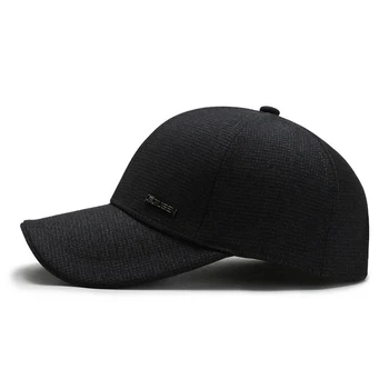 EAGLEBORN Mode Hat Mænd Solid midaldrende, Ældre Baseball Cap Mænd Classic Far Hat Cap Sports Cap Sort Sol Hat Baseball Hat