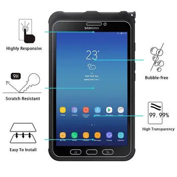For Samsung Galaxy Tab Aktiv 2 Skærm Beskytter, Beskyttende Film Hærdet Glas til Galaxy Tab Aktiv 2 SM-T390 SM-T395 (8