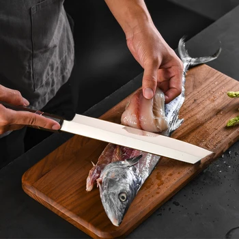 Høj Kvalitet VG10 Japanske Retter og Sushi Laks Skive Kniv Sashimi Kniv Restaurant Kokkens Kniv Dedikeret