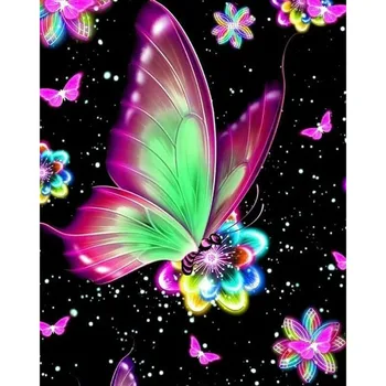 Diamant Maleri Fuld Square/Runde Bor Butterfly 5D Daimond Maleri, Broderi Cross Stitch Krystal Mosaik Billede Kunst Z1680