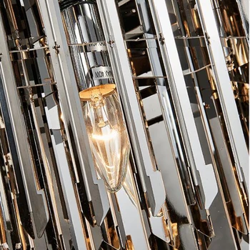 Ny runde Manggic moderne lysekrone lys hængende lampe AC110V 220 V Lys i stuen i guld / sølv-værelse
