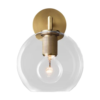 Amerikanske HØJRE Retro E27 Led væglampe, Glas, Metal Led Wall Scone Væggen G80 Edison Lamp Foyer Indendørs Belysning Lamparas Inventar