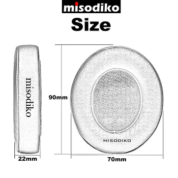 Misodiko Udskiftning Puder Øre Pads med Plast Attachment - for COWIN SE7, Edifier W830BT W860NB, Hovedtelefoner Reparation Ørepuder