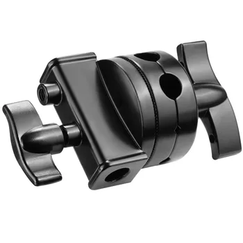 Neewer Multi Funktionelle Tunge 2,5-tommers Grip Hoved Drejeligt Hoved Holder Montering Adapter til Lys Stå Udvidelse Boom Arm
