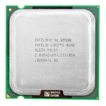 Intel core 2 quad Q9500 Socket LGA 775 CPU Processor (2.83 Ghz/ 6M /1333GHz) Desktop CPU-gratis fragt