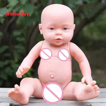 41cm Genfødt Simulering Baby Doll Toy Børn Dukker Toy Bløde Nyfødte Dreng Pige Fødselsdag Legetøj Emuleret Børn Julegaver Dukker 19805