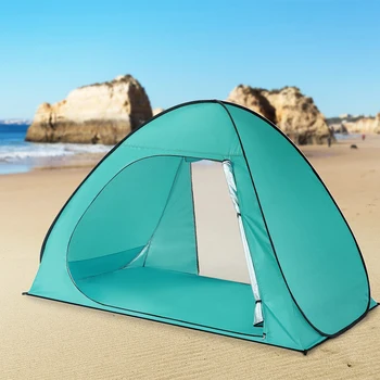 Lixada Automatisk Stranden Telt UPF50+ UV-Beskyttelse Pop Op-Camping Telt Solen, Læ Cabana til 2-3 personer Stranden Skygge Sunshelter