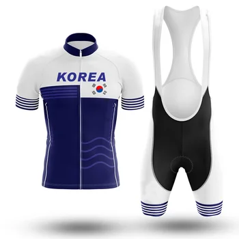 Korea Tour De Italia Cycling Tøj Sæt Sommer Cykel Uniform Mænd Road Cykling Jersey Cykel Trøjer MTB Cykel Tøj