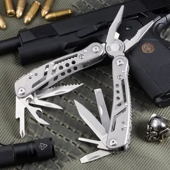 EDC Multiværktøj Udendørs Tænger Reparation Lomme Kniv, Tang Hær Kniv og Multi-tool kit til udendørs camping udstyr