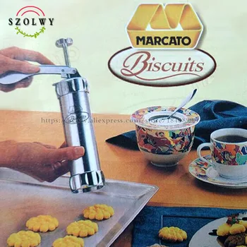 Confeitaria Cookie Tryk på Vintage Marcato Atlas Kiks Kaffefaciliteter Sæt Køkkengrej moule kiks form for pandekage bagning