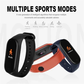 Ny M4 Bluetooth Smart Ur Mænd Touch Skærmen Sports Skridttæller Fitness Tracker Smartwatch Puls, Blodtryk Skridttæller