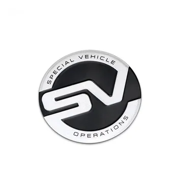 Metal Bil Krop Klistermærke til SV Logo Land Rover defender freelander 2 opdagelse Auto Styling Brev Mærkater, Logo Badge Tilbehør