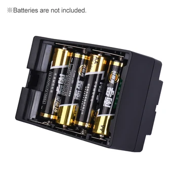 Andoer 8stk AA-Batteri Pack Tilfælde Holder Erstatte F950/F750/NP-F550-F-Serien for LED Video Light Panel/ Monitor/ DSLR-Kamera