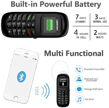 L8STAR BM70 BM50 Stereo GTstar Trådløse Bluetooth-hovedtelefoner Hovedtelefoner BT Dialer ublokeret smart mini mobiltelefon SIM-bm10 HIFI 20408