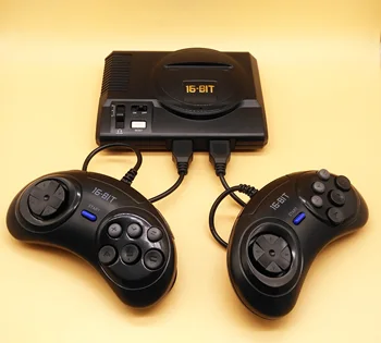 2019 Nye Retro-Mini TV, Video, spillekonsol Til Sega MegaDrive 16 Bit Spil, med 208 Forskellige Indbyggede Spil To Gamepads AV Out 20457