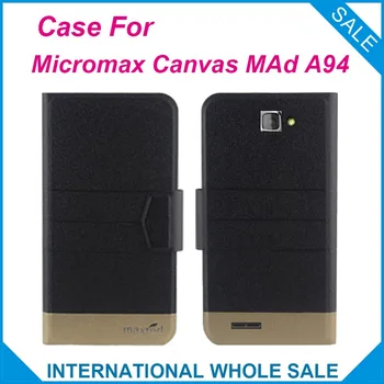 5 Farver Hot!Micromax Canvas MAd A94 Sag Nye Mode Business-Magnetisk lås Ultratynde Læder Tilfældet For Micromax Canvas MAd A94 20458