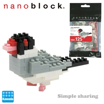 Nye Nanoblock risfugl NBC-125 80 Stykker Mikro-Størrelse byggesten Pædagogisk Legetøj For Børn Mini Mursten Kawada 20476